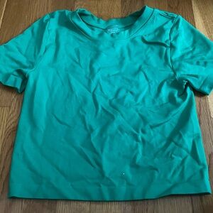 Green Women's workout Top